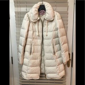 Juicy Couture White Puffer Jacket M